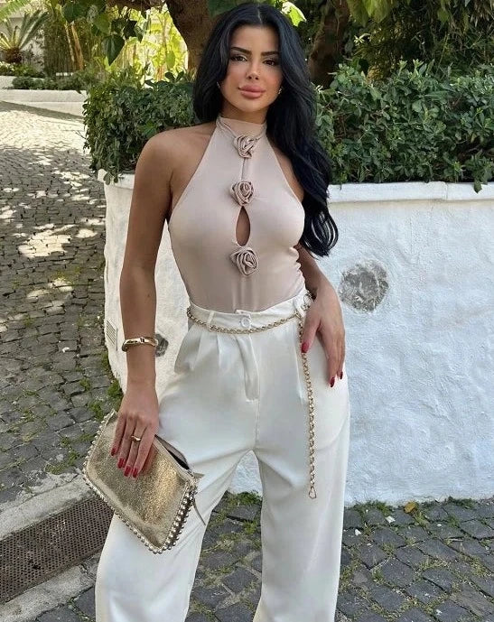 Beige Isla Bodysuit