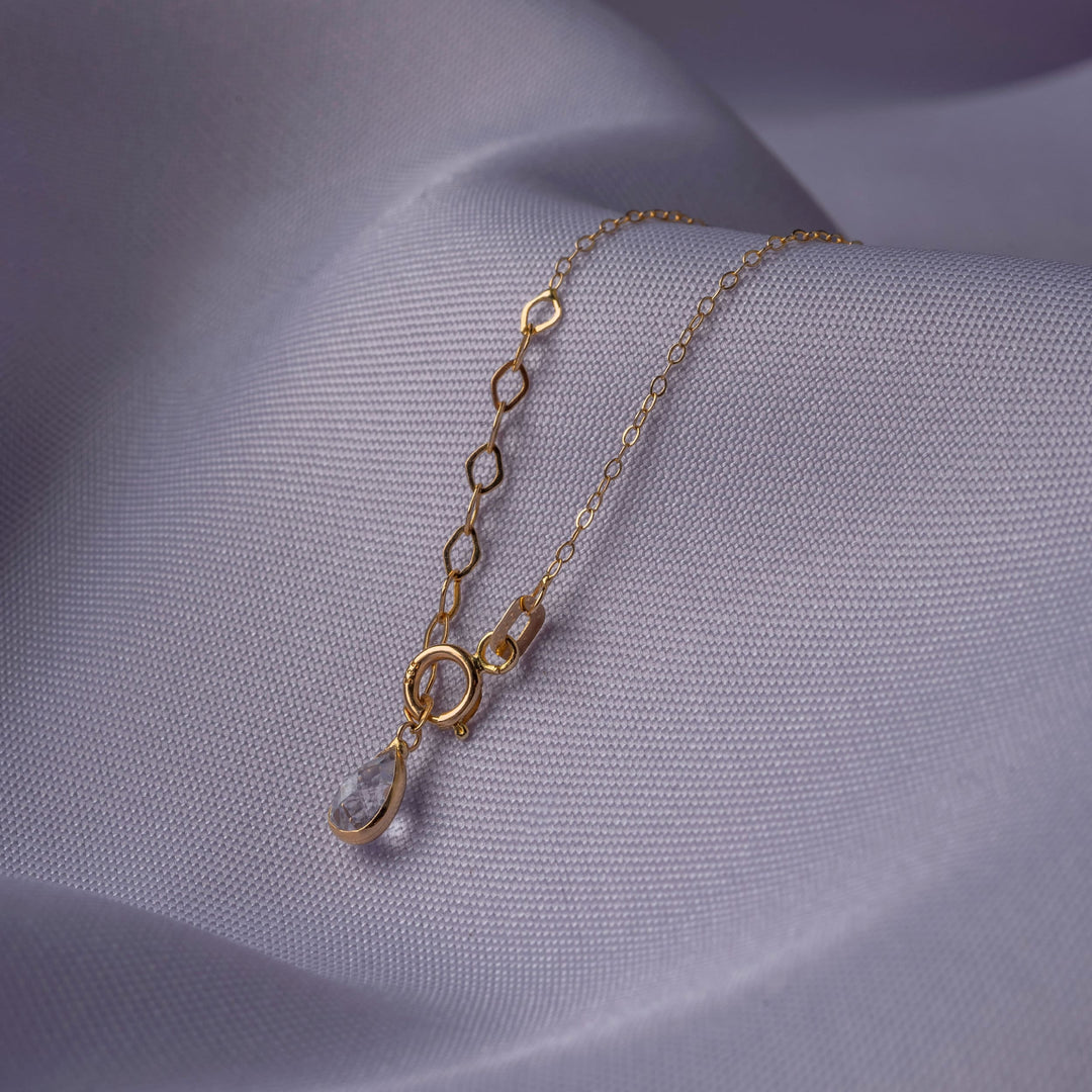 14 Carat Gold Leaf Necklace - bsypkol93